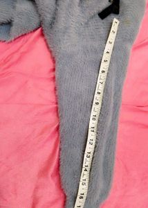 Cozy Blue Fuzzy Cardigan
