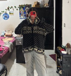 Cozy Fair Isle Zip-Up Sweater