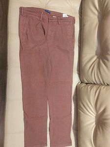 Chic Rose Colored Casual Pants