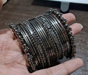 Oxidized Bangles Set