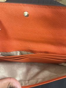 Michael Kors Orange Wallet original