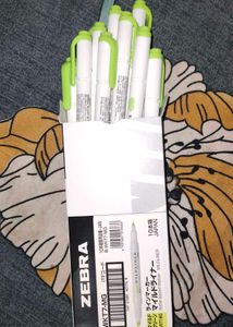 Zebra Mildliner Water-Based Marker - Green color o