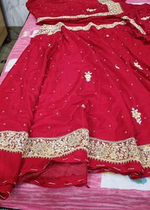 Bridal zari work Lahnga ❤️😍