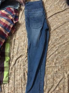 Denim Blue Jeans Hardly Worn Good Condition
