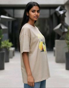 Graphic Print Oversized T-Shirt