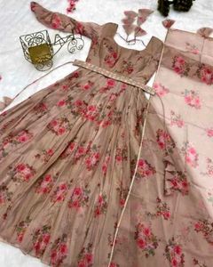 New Beautiful Gown With Dupatta 🔥