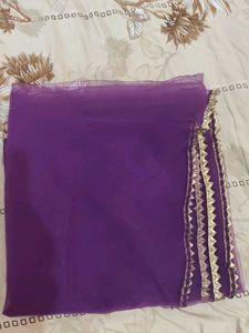 Beautiful Purple Embroidered Kurta Set