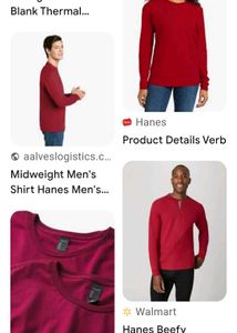 Maroon Long Sleeve Top(unisex)