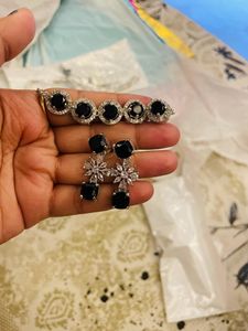 Black Stone AD Necklace