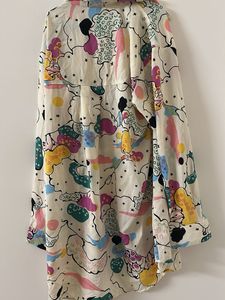 Funky Patterned Button-Down Shirt