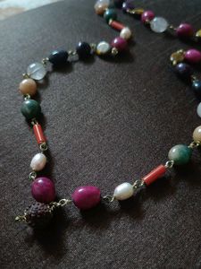 Navratan Long Gems Mala