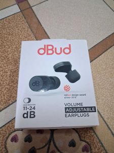 dBud Volume Adjustable Noise Reduction Earplugs