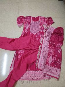 Beautiful Pink Ethnic Kurta Set