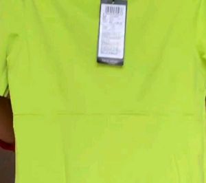 Lime Green A-Line Mini Dress