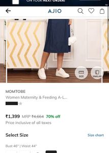 Unused with tag Maternity Denim Dress