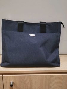 Dark Blue Denim Tote Bag