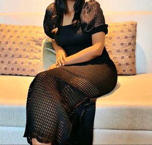 Elegant Black Crochet Maxi Dress