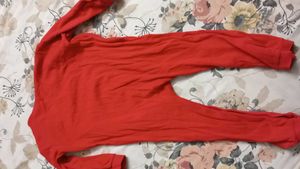 Cozy Red Sleepsuit