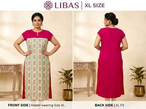Unused Libas Magenta & Printed Kurti