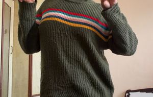 Cozy Striped Knit Sweater