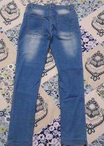 Embroidered Straight Jeans