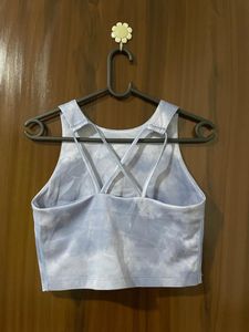 Tie-Dye Cropped Tank Top