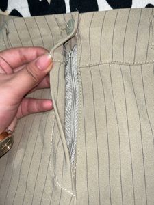 Striped Flared Trousers
