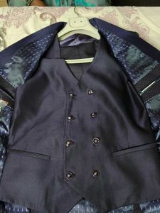 urgent selling Mens dark purple three piece suit
