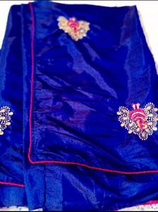 satin silk saree