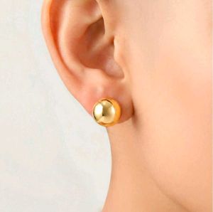 Gold Ball &amp; Crystal Necklace &amp; Earring Set