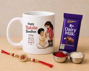 Raksha Bandhan Gift Set Mug &amp; Chocolate