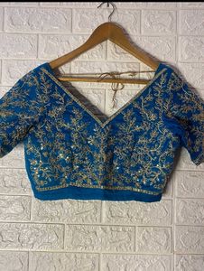 Designer Blue Lehenga Choli with Dupatta