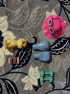 Barbie Doll Dog with Accessories Set