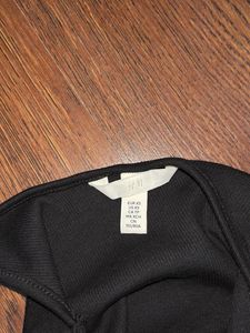 bodycon black h&amp;m dress