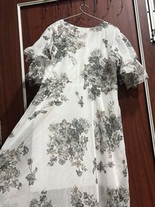 floral white dress