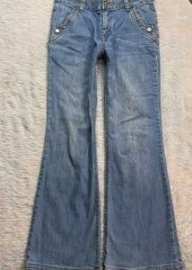 Trendy Y2K Bootcut Denim Jeans