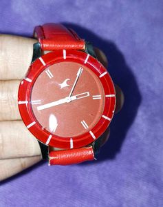 Red Fastrack Watch
