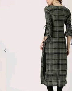 Plaid Tunic Top