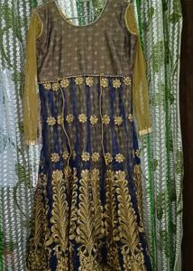Stunning Embroidered Anarkali Gown