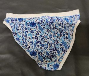 Blue Floral Briefs