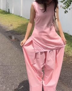 Pink Farsi Kurta Set