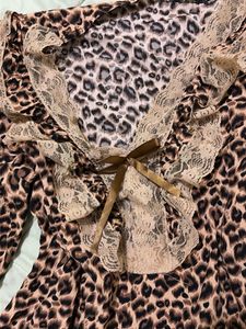 animal print top