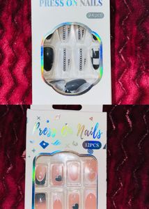 combo of Press On Nails Set
