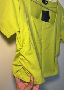 Neon Green Crop Top