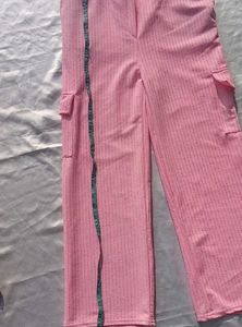 Pink Cargo Pants - Trendy and Stylish!