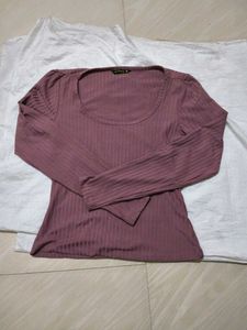 Dressberry Ribbed Knit Top