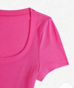 bubble pink Crop Top - Lusapeli