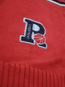 Boys' Red Knit Sweater