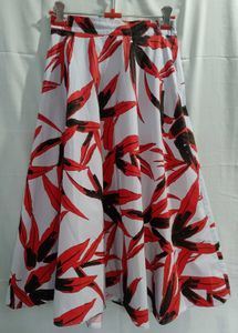 Stylish Printed Midi Skirt