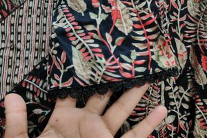 Elegant Floral Print Kurta Set with Dupatta